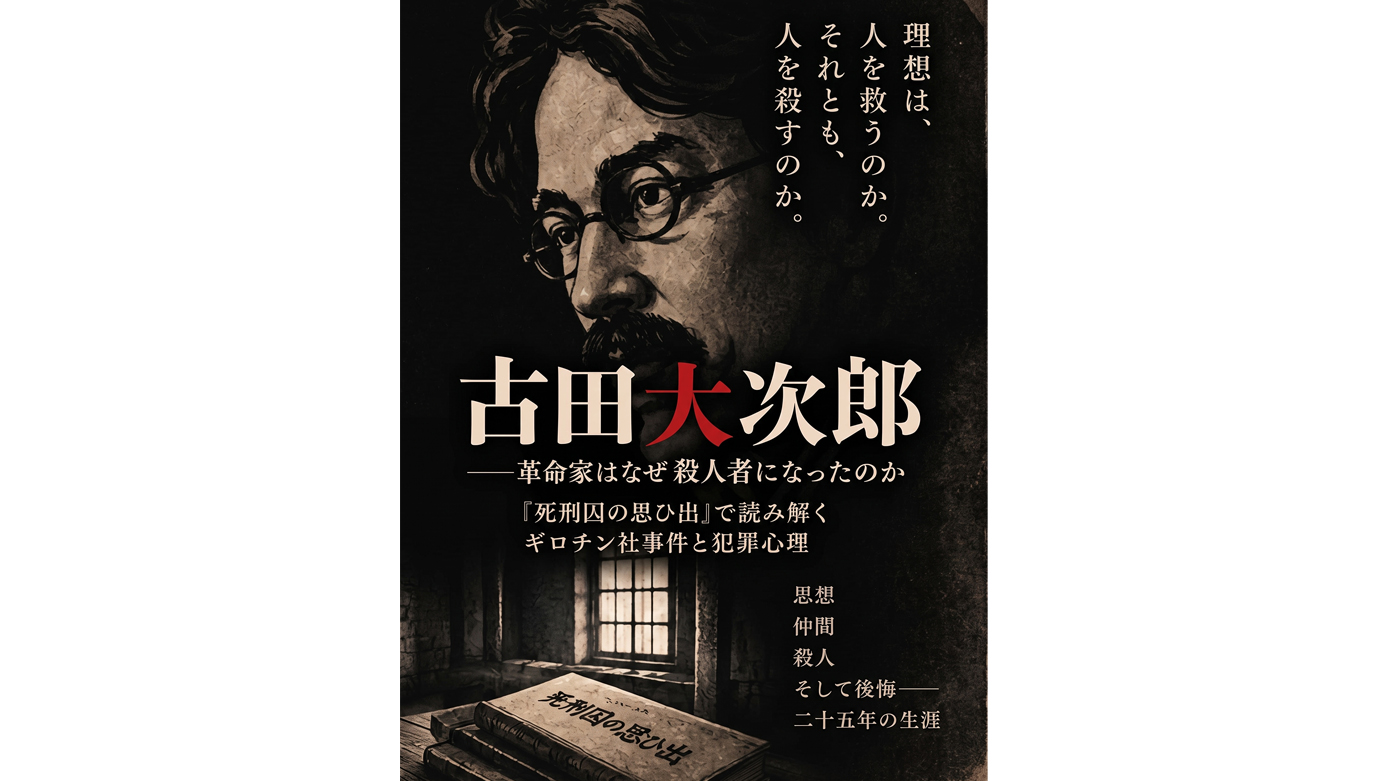 Kindleで出版しました 古田大次郎 革命家はなぜ殺人者になったのか: 『死刑囚の思ひ出』で読み解くギロチン社事件と犯罪心理