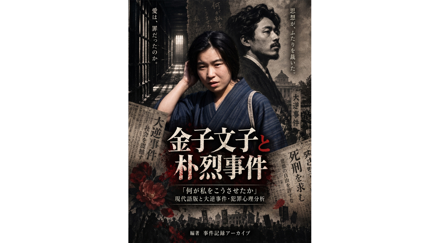 Kindleで出版しました 金子文子と朴烈事件: 『何が私をこうさせたか』現代語版と大逆事件・犯罪心理分析