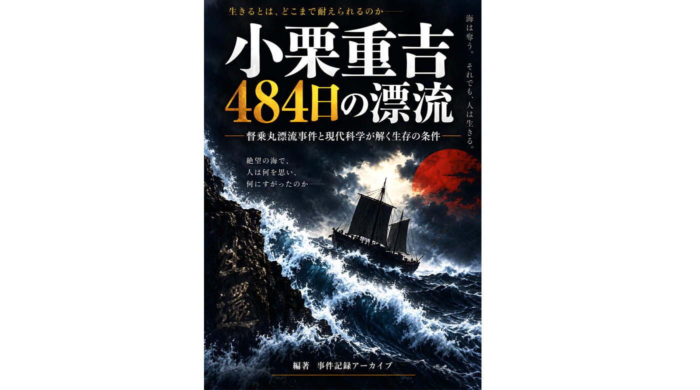 Kindleで出版しました 小栗重吉　484日の漂流: 督乗丸漂流事件と現代科学が解く生存の条件