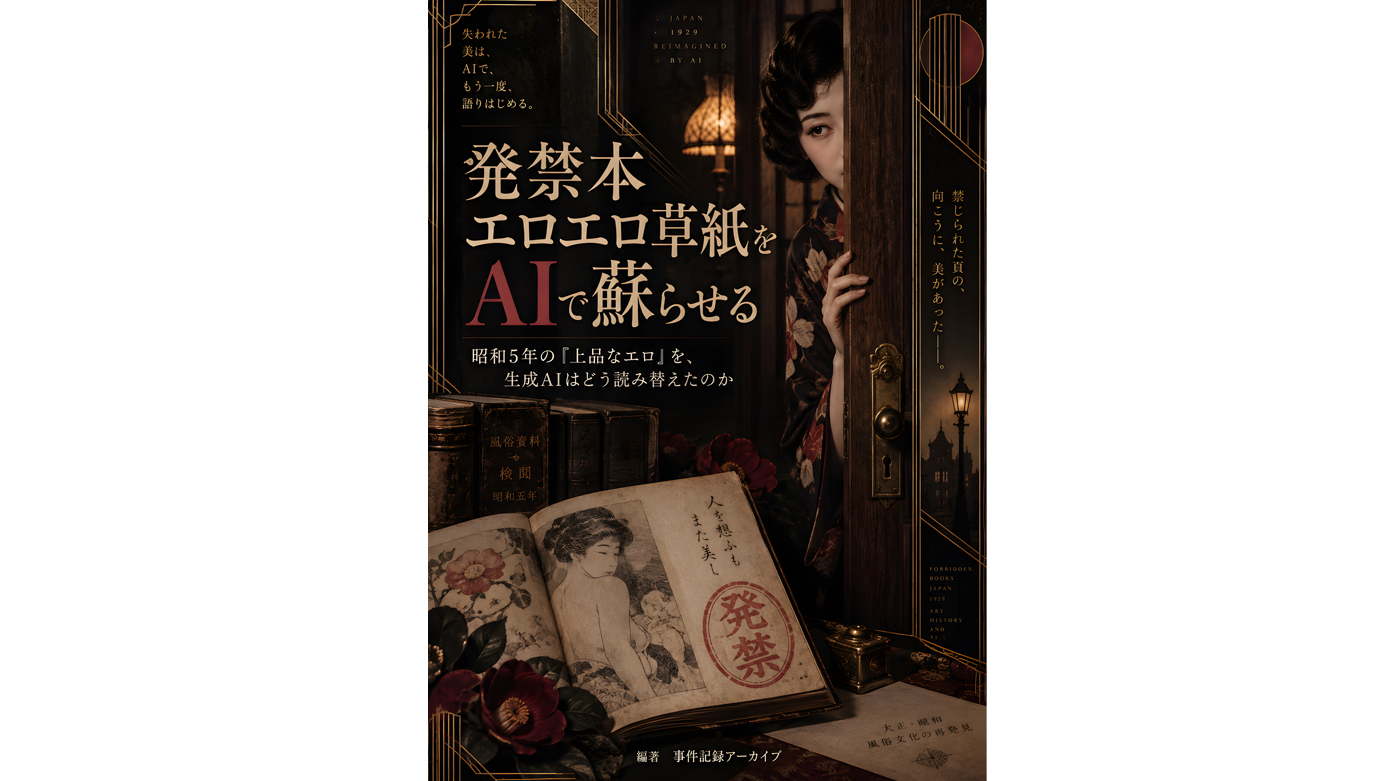 Kindleで出版しました 発禁本エロエロ草紙をAIで蘇らせる: 昭和5年の「上品なエロ」を、生成AIはどう読み替えたのか