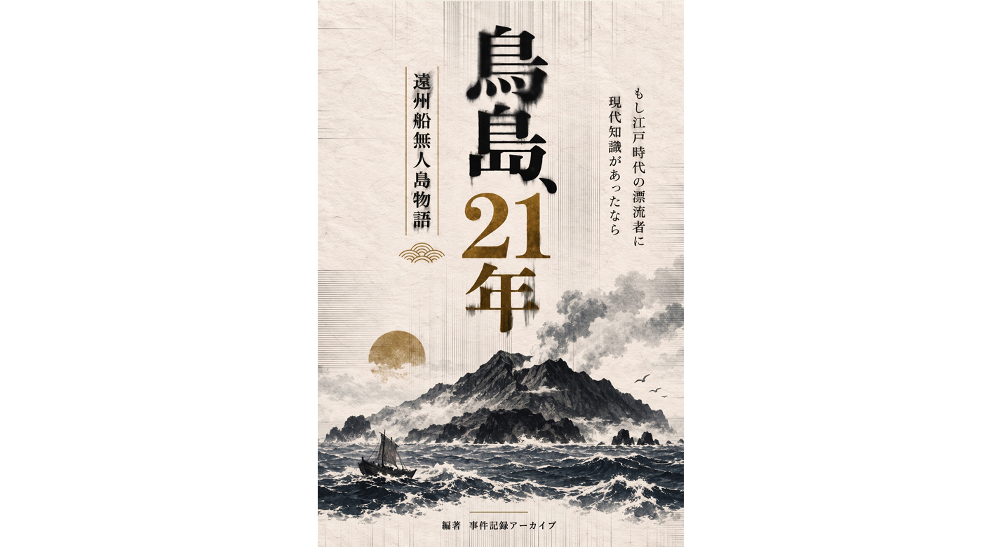 『鳥島、21年』Kindle出版｜21年間の無人島漂流を現代知識で読み解く