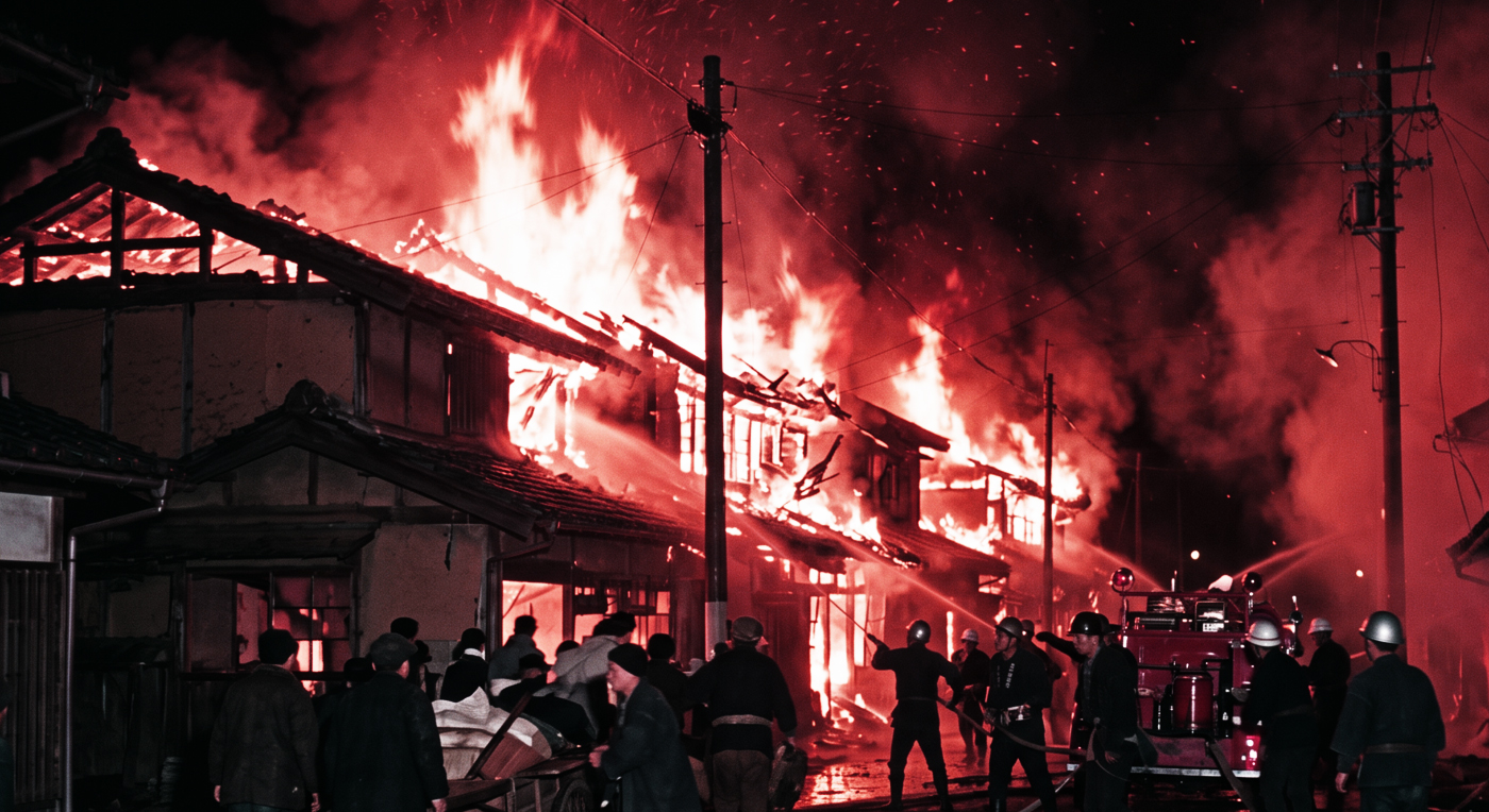 昭和26年 小須戸の放火事件｜女の復讐が新潟の織物町を焼き尽くした夜  中蒲原郡小須戸町　新潟市秋葉区小須戸
